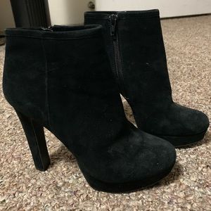 Gianni Bini Suede Heeled Boots